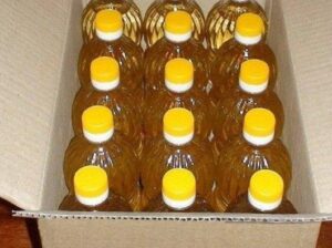 Vegetable Oil Cooking Sunflower in Stock, Organic